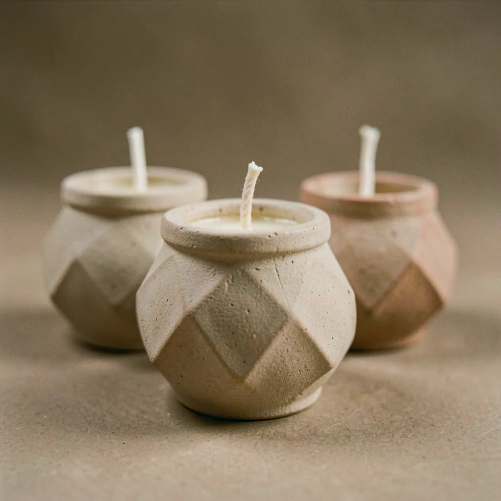 Decorative candle sculptures