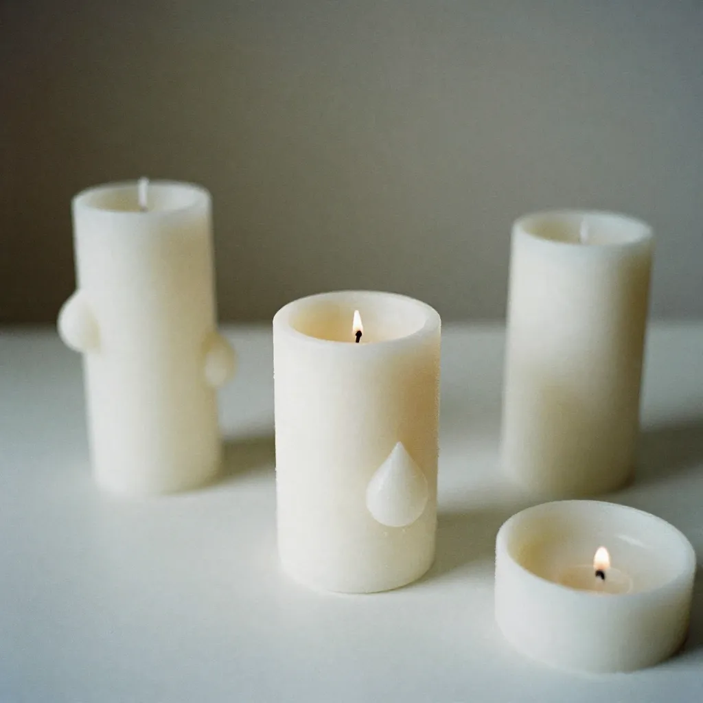Small-scale candle crafting process