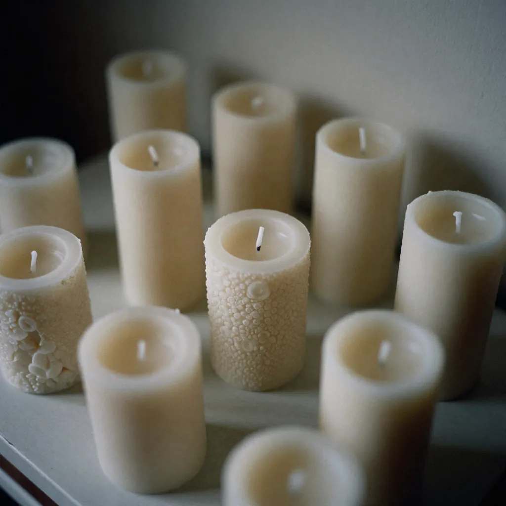 Decorative candle detail