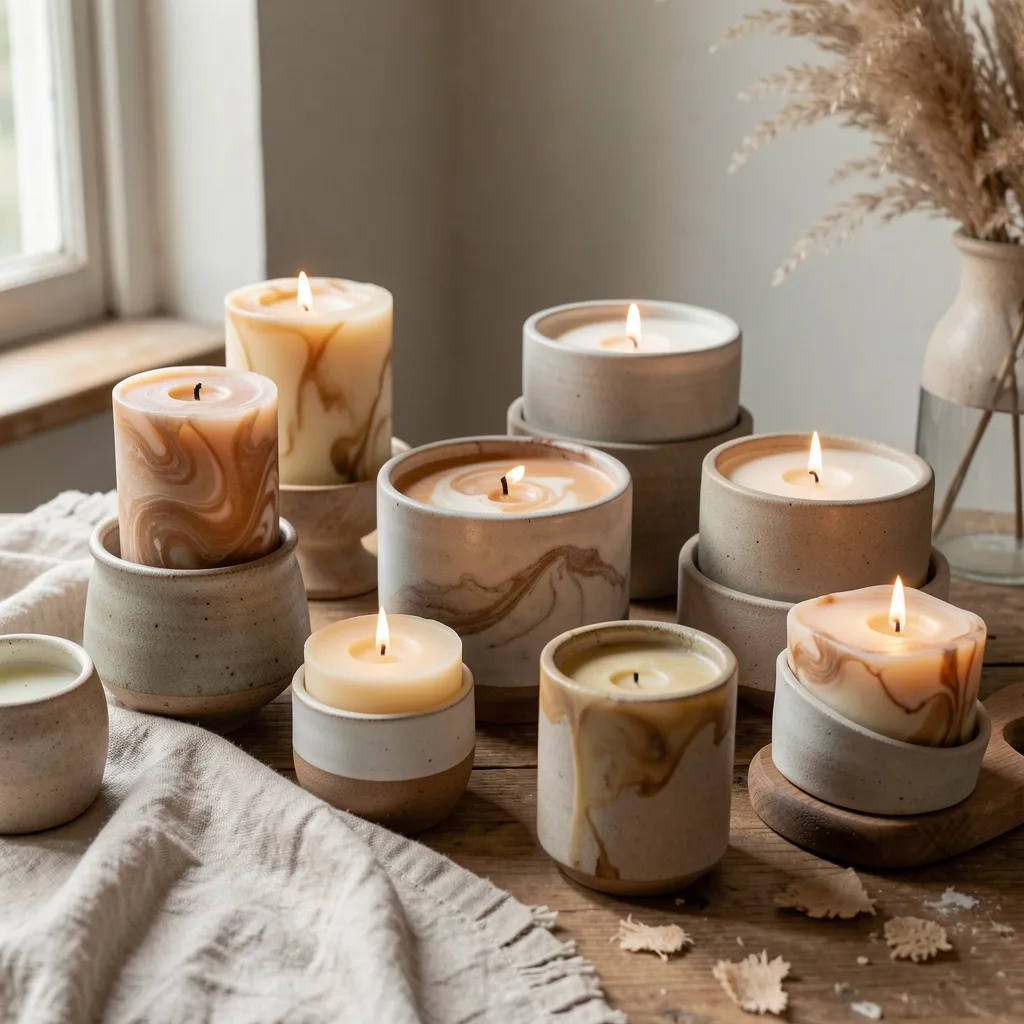 Natural lighting candle photography